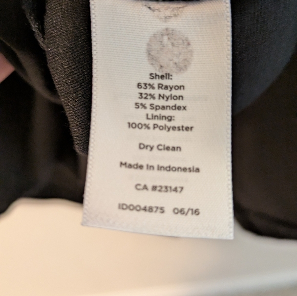 Talbots Elegant Cream and Black Dress - Picture 7 of 7